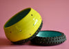 Green star planter w/ drainage dish 1