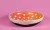 Rainbow polkadot bowl 2