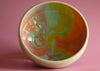 Rainbow marble bowl 3