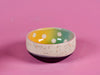 Rainbow polkadot mini bowl 1