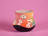 12oz Rainbow flower cup 1