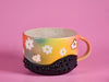 16oz Rainbow flower mug 2