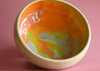 Rainbow marble bowl 1